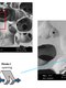 Micrographs of cracks driven through cancellous bone #4